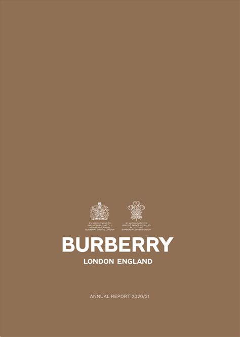 burberry annual report 2020 21.